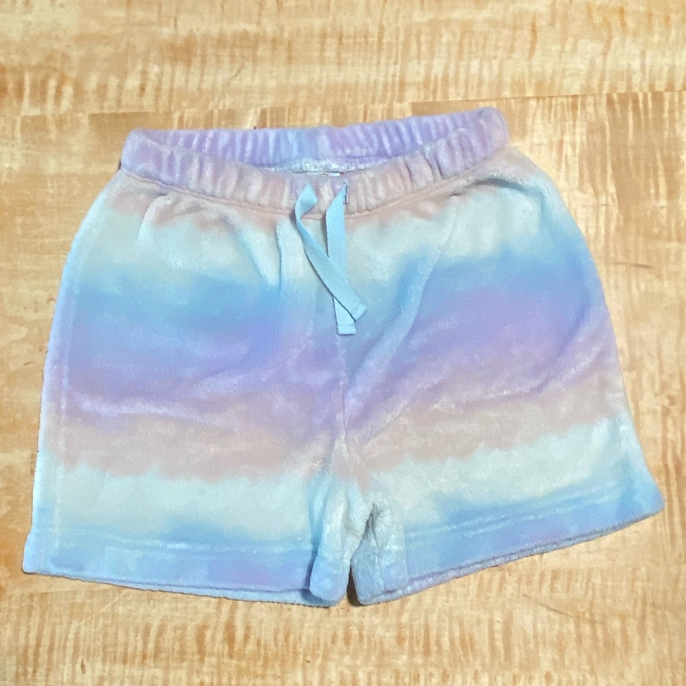 Tucker + Tate sleepwear girls XL (14/16) rainbow fleece shorts - super comfy!